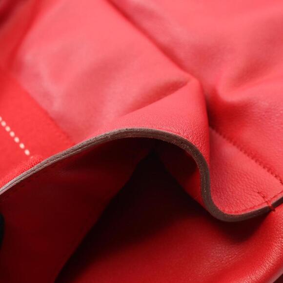 HERMES Red Leather Tote Bag - Picture 9 of 9